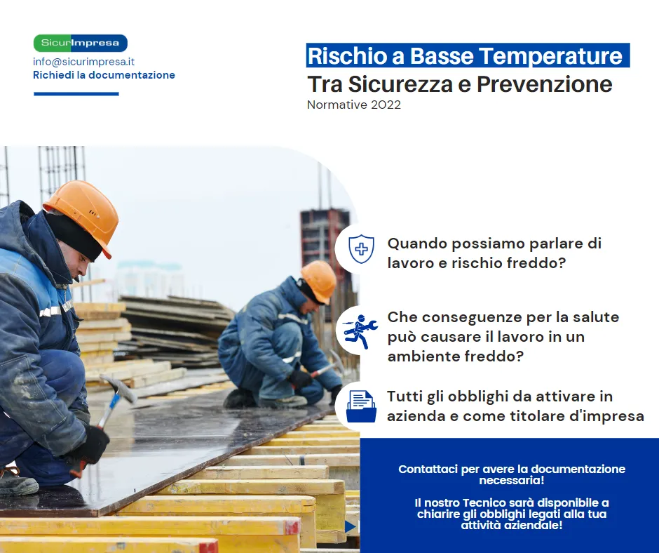 I rischi del lavoro a basse temperature