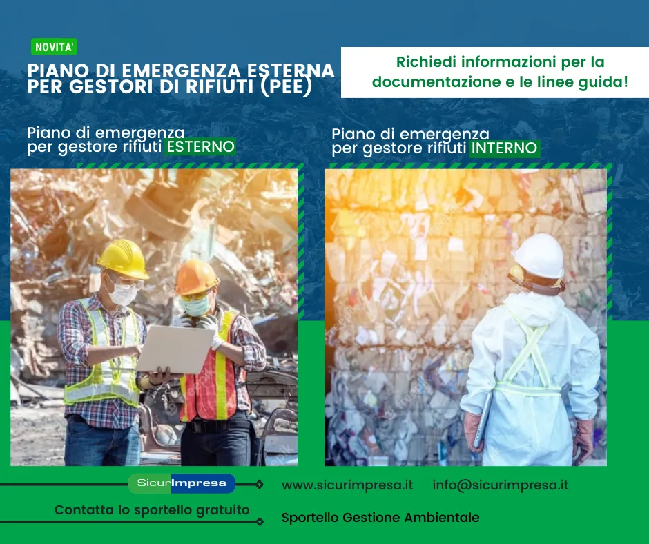 Piano di emergenza per gestori di rifiuti 