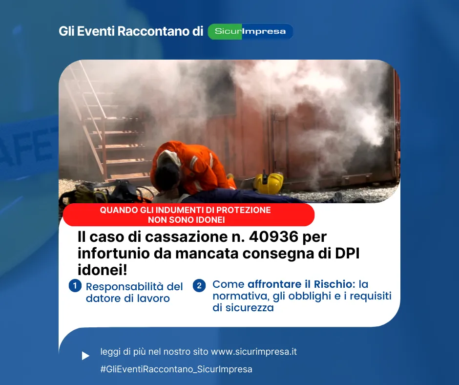 Quando gli indumenti di protezione DPI NON sono idonei