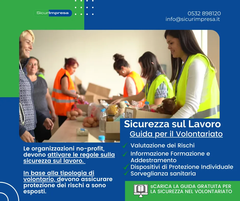 Sicurezza sul Lavoro per il Volontariato