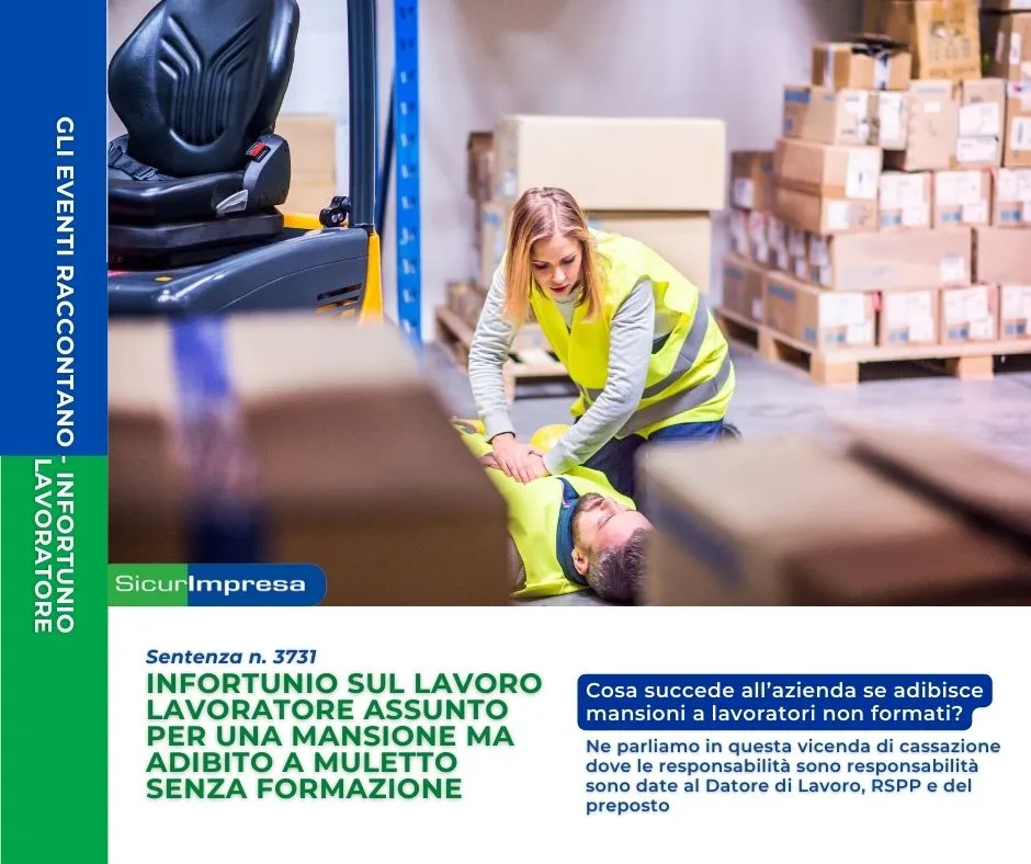 Infortunio sul Lavoro