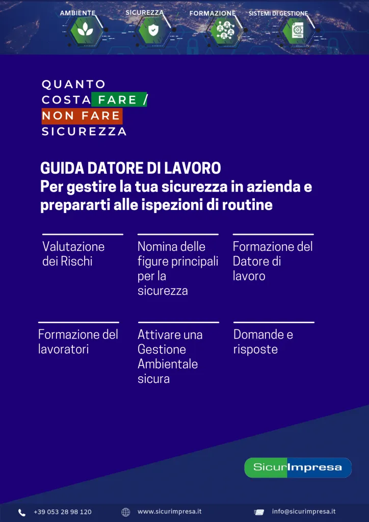 Obblighi del datore di lavoro
