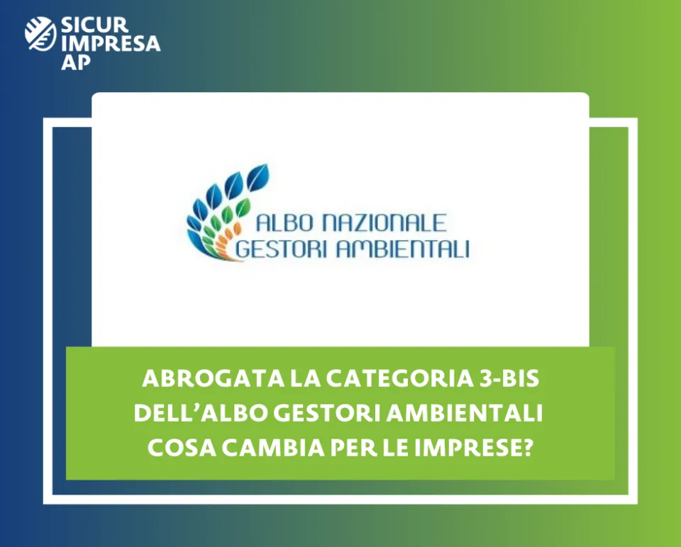 Abrogata la categoria 3-bis dell'albo gestori ambientali