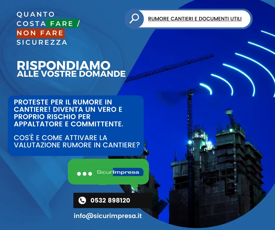Proteste per il rumore in cantiere?
