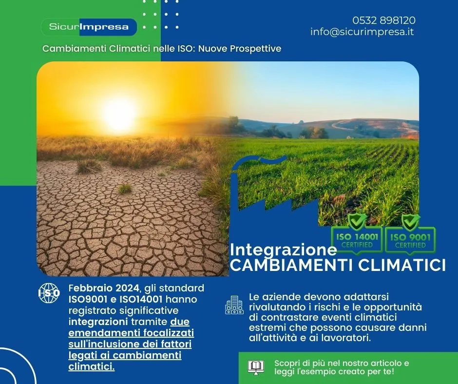 Cambiamenti Climatici nelle ISO