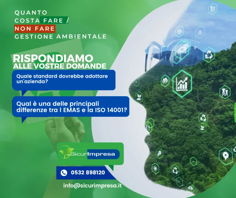 Differenze tra EMAS e la ISO 14001?