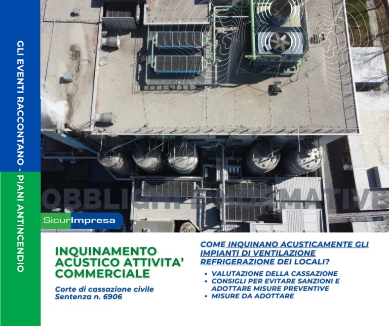 Come inquinano acusticamente gli impianti di ventilazione/refrigerazione dei locali?
