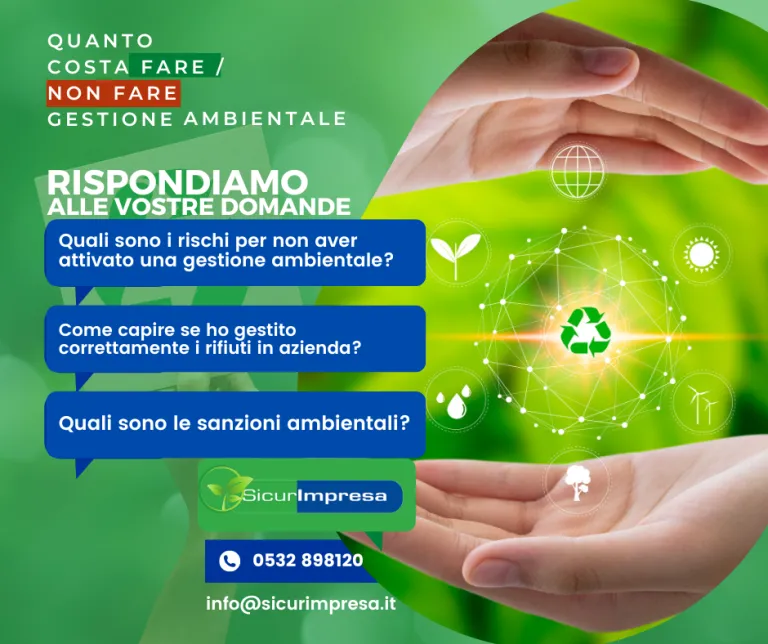 Quali sono i rischi per non aver attivato una gestione ambientale?