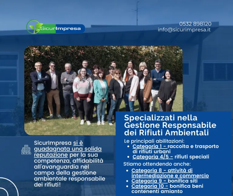 SicurImpresa: Specializzati nella Gestione Responsabile dei Rifiuti Ambientali