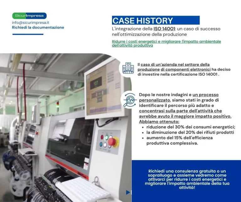 L’integrazione della ISO 14001