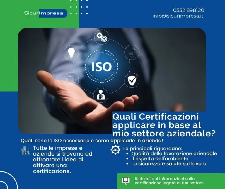 Quali Certificazioni Aziendali applicare in base al mio settore?