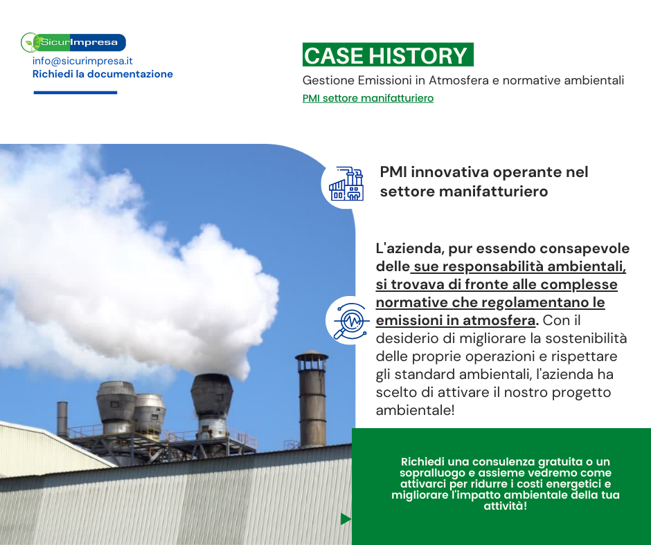 Case History: PMI Emissione in Atmosfera